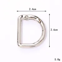 Zinc Alloy Lobster Clasp Keychain Jewelry DIY Handcrafted Accessories sku image 36
