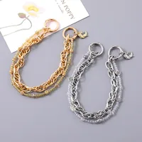 1 Piece Elegant Basic Lady Moon Metal Bag Pendant Keychain main image 1