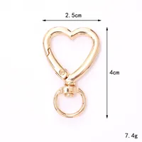 Zinc Alloy Lobster Clasp Keychain Jewelry DIY Handcrafted Accessories sku image 41