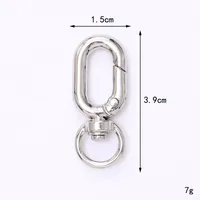 Zinc Alloy Lobster Clasp Keychain Jewelry DIY Handcrafted Accessories sku image 56