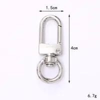 Zinc Alloy Lobster Clasp Keychain Jewelry DIY Handcrafted Accessories sku image 62