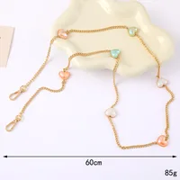 1 Piece Elegant Lady Simple Style Heart Shape Alloy Bag Pendant Mobile Phone Chain main image 4