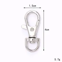 Zinc Alloy Lobster Clasp Keychain Jewelry DIY Handcrafted Accessories sku image 38