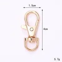 Zinc Alloy Lobster Clasp Keychain Jewelry DIY Handcrafted Accessories sku image 39