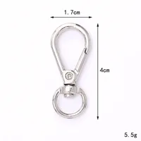 Zinc Alloy Lobster Clasp Keychain Jewelry DIY Handcrafted Accessories sku image 52