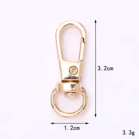 Zinc Alloy Lobster Clasp Keychain Jewelry DIY Handcrafted Accessories sku image 31