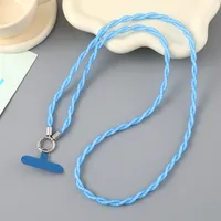 1 Piece Cute Sweet Geometric Net Rope Mobile Phone Chain sku image 13