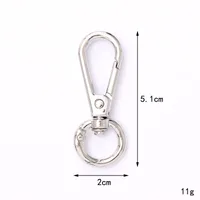 Zinc Alloy Lobster Clasp Keychain Jewelry DIY Handcrafted Accessories sku image 76