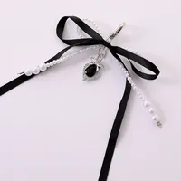 1 Piece Cute Modern Style Classic Style Heart Shape Bow Knot Imitation Pearl Alloy Women's Heart Clasp Closure Bag Pendant Keychain main image 5