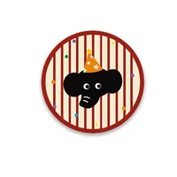 Cartoon Office Coffee Cup Mat Desktop Storage Pad Round Water Cup Mat Diatom Mud Absorbent Pad Quick-Drying Table Top sku image 49