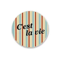 Cartoon Office Coffee Cup Mat Desktop Storage Pad Round Water Cup Mat Diatom Mud Absorbent Pad Quick-Drying Table Top sku image 54