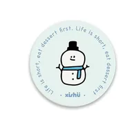 Cartoon Office Coffee Cup Mat Desktop Storage Pad Round Water Cup Mat Diatom Mud Absorbent Pad Quick-Drying Table Top sku image 57