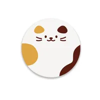 Cartoon Office Coffee Cup Mat Desktop Storage Pad Round Water Cup Mat Diatom Mud Absorbent Pad Quick-Drying Table Top sku image 77