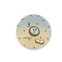 Cartoon Office Coffee Cup Mat Desktop Storage Pad Round Water Cup Mat Diatom Mud Absorbent Pad Quick-Drying Table Top sku image 71