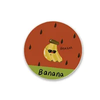 Cartoon Office Coffee Cup Mat Desktop Storage Pad Round Water Cup Mat Diatom Mud Absorbent Pad Quick-Drying Table Top sku image 68