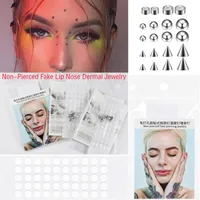 Hawaiian Sexy Rock Ball Sharp Cone 304 Stainless Steel Tattoos & Body Art 1 Set main image 1
