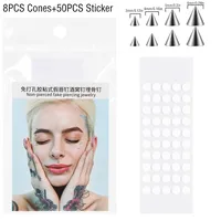 Hawaiian Sexy Rock Ball Sharp Cone 304 Stainless Steel Tattoos & Body Art 1 Set sku image 2