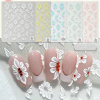Delicate Hand-Painted Decorative Petal Nail Art Stickers French Relief Elements Women's DIY Suitable For Use In Nail Salons main image 1