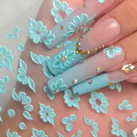 Delicate Hand-Painted Decorative Petal Nail Art Stickers French Relief Elements Women's DIY Suitable For Use In Nail Salons main image 4