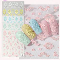 Delicate Hand-Painted Decorative Petal Nail Art Stickers French Relief Elements Women's DIY Suitable For Use In Nail Salons main image 3
