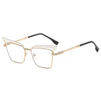 Summer Fashionable Women's Cat Eye Sunglasses Sunscreen High-End Metal Trendy Eyewear Travel Fishing Special Use Universal Season main image 5