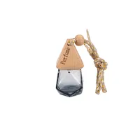 Triangle Cover Diamond Color Fire Extinguisher Bottles Car Aromatherapy Bottles Automobile Hanging Ornament Rearview Mirror Pendant Car Decoration Pendant main image 5