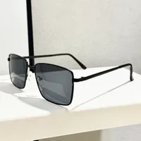 Fashionable Retro Square Frame Sunglasses Unisex Metal Full Frame Glasses Suitable For Casual Outdoor Daily Street Shopping main image 5