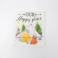 Design Printing Kitchen Sponge Dishcloth Thick Multi-Functional Absorbent Scouring Pad Germany Wood Pulp Cotton Mop sku image 10