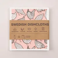 Design Printing Kitchen Sponge Dishcloth Thick Multi-Functional Absorbent Scouring Pad Germany Wood Pulp Cotton Mop sku image 35