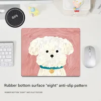 Small Soft Mouse Pad Cute Cartoon Pattern Thicken Office Entertainment Female Computer Desk Pad Wrist Supporting Pad main image 2