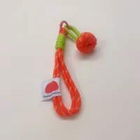New Colorful Flower Mobile Phone Belt Plush Key Chain Nylon Woven Furry Doll Lanyard Blind Box Accessories Metal Buckle Ornament sku image 4