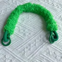 Personalized Autumn And Winter Warm Drop-Resistant Colorful Plush Short Rope Phone Case Short Rope Wrist Pendant Trendy Bags Pendant sku image 9