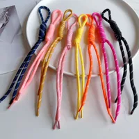 Fashion Colorful Knotted Nylon Rope Pendant Personality Ins Style Mobile Phone Lanyard Fashion Braided Rope Bag Strap main image 1