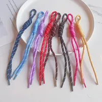 Fashion Colorful Knotted Nylon Rope Pendant Personality Ins Style Mobile Phone Lanyard Fashion Braided Rope Bag Strap main image 3