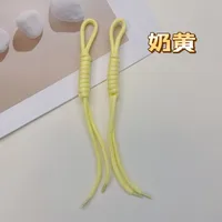 Fashion Colorful Knotted Nylon Rope Pendant Personality Ins Style Mobile Phone Lanyard Fashion Braided Rope Bag Strap sku image 19