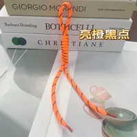 Fashion Colorful Knotted Nylon Rope Pendant Personality Ins Style Mobile Phone Lanyard Fashion Braided Rope Bag Strap sku image 21