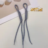 Fashion Colorful Knotted Nylon Rope Pendant Personality Ins Style Mobile Phone Lanyard Fashion Braided Rope Bag Strap sku image 42