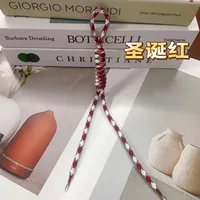 Fashion Colorful Knotted Nylon Rope Pendant Personality Ins Style Mobile Phone Lanyard Fashion Braided Rope Bag Strap sku image 43