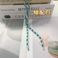 Fashion Colorful Knotted Nylon Rope Pendant Personality Ins Style Mobile Phone Lanyard Fashion Braided Rope Bag Strap sku image 50