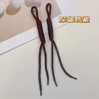 Fashion Colorful Knotted Nylon Rope Pendant Personality Ins Style Mobile Phone Lanyard Fashion Braided Rope Bag Strap sku image 56