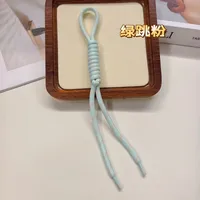 Fashion Colorful Knotted Nylon Rope Pendant Personality Ins Style Mobile Phone Lanyard Fashion Braided Rope Bag Strap sku image 57