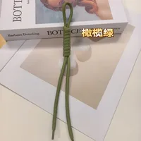 Fashion Colorful Knotted Nylon Rope Pendant Personality Ins Style Mobile Phone Lanyard Fashion Braided Rope Bag Strap sku image 66