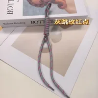 Fashion Colorful Knotted Nylon Rope Pendant Personality Ins Style Mobile Phone Lanyard Fashion Braided Rope Bag Strap sku image 67