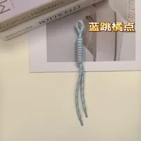 Fashion Colorful Knotted Nylon Rope Pendant Personality Ins Style Mobile Phone Lanyard Fashion Braided Rope Bag Strap sku image 85
