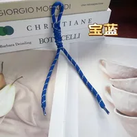 Color Handmade DIY Woven Keychain Buddha Knot Bag Charm Fashion Mobile Phone Lanyard Metal Buckle Jewelry Accessories sku image 16
