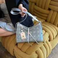 Elegant Fashionable Shoulder Handbag Women Casual Style Artificial Leather Color Block Pattern Four Seasons Handbags Tote Bag main image 4