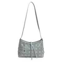 Elegant Fashionable Shoulder Handbag Women Casual Style Artificial Leather Color Block Pattern Four Seasons Handbags Tote Bag sku image 3