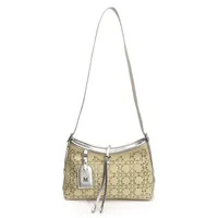 Elegant Fashionable Shoulder Handbag Women Casual Style Artificial Leather Color Block Pattern Four Seasons Handbags Tote Bag sku image 5