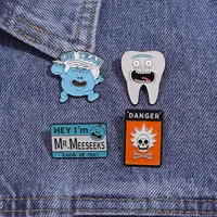 Cartoon Dental Theme Alloy Baked Paint Women's Cowboy Clothing Shoe Cap Bag Chest Pin Badge Healthcare Series Fashion Collar Pin main image 7