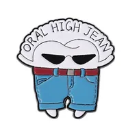 Cartoon Dental Theme Alloy Baked Paint Women's Cowboy Clothing Shoe Cap Bag Chest Pin Badge Healthcare Series Fashion Collar Pin sku image 8